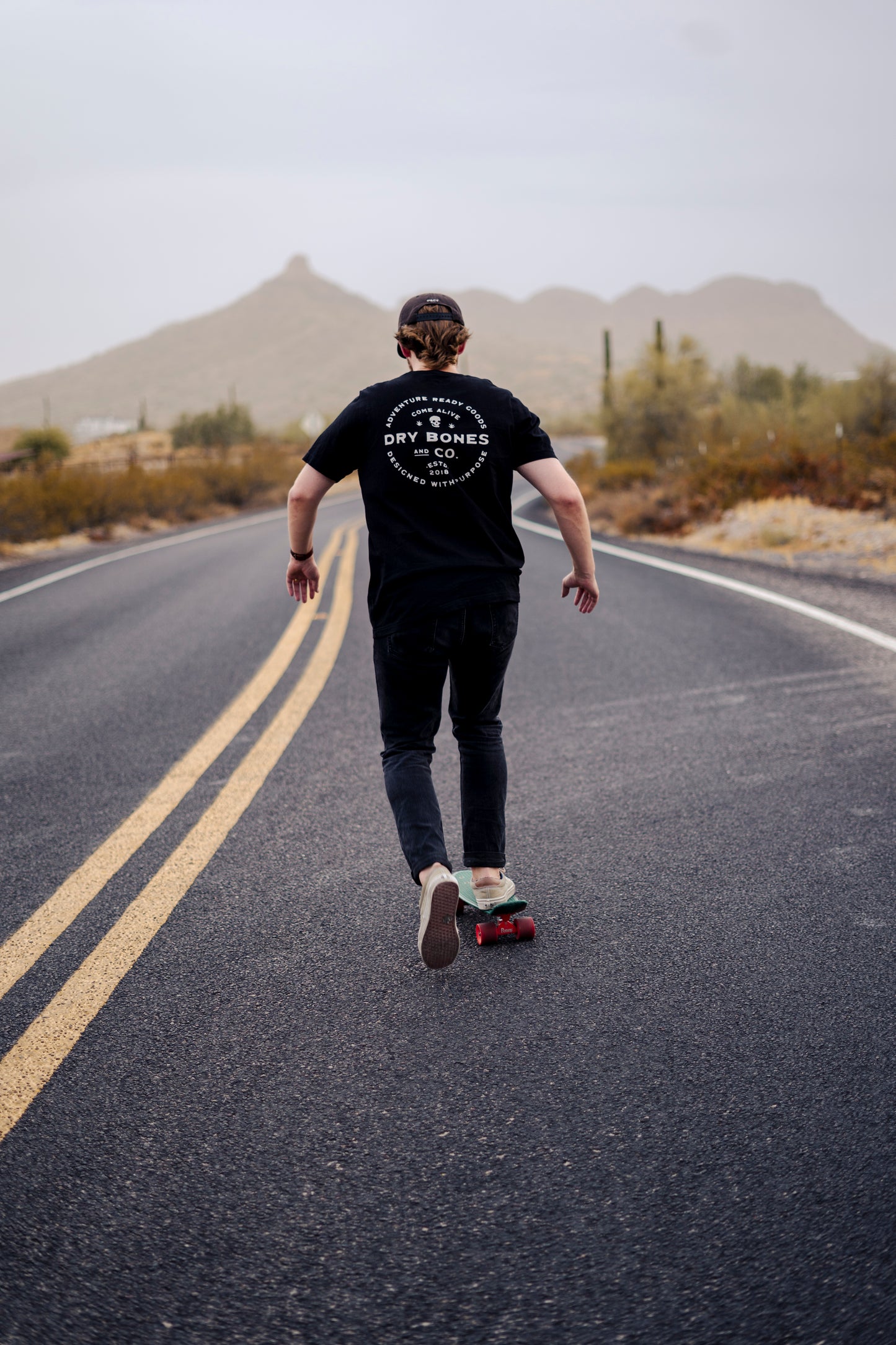 Dry Bones & Co. Badge Tee | Black