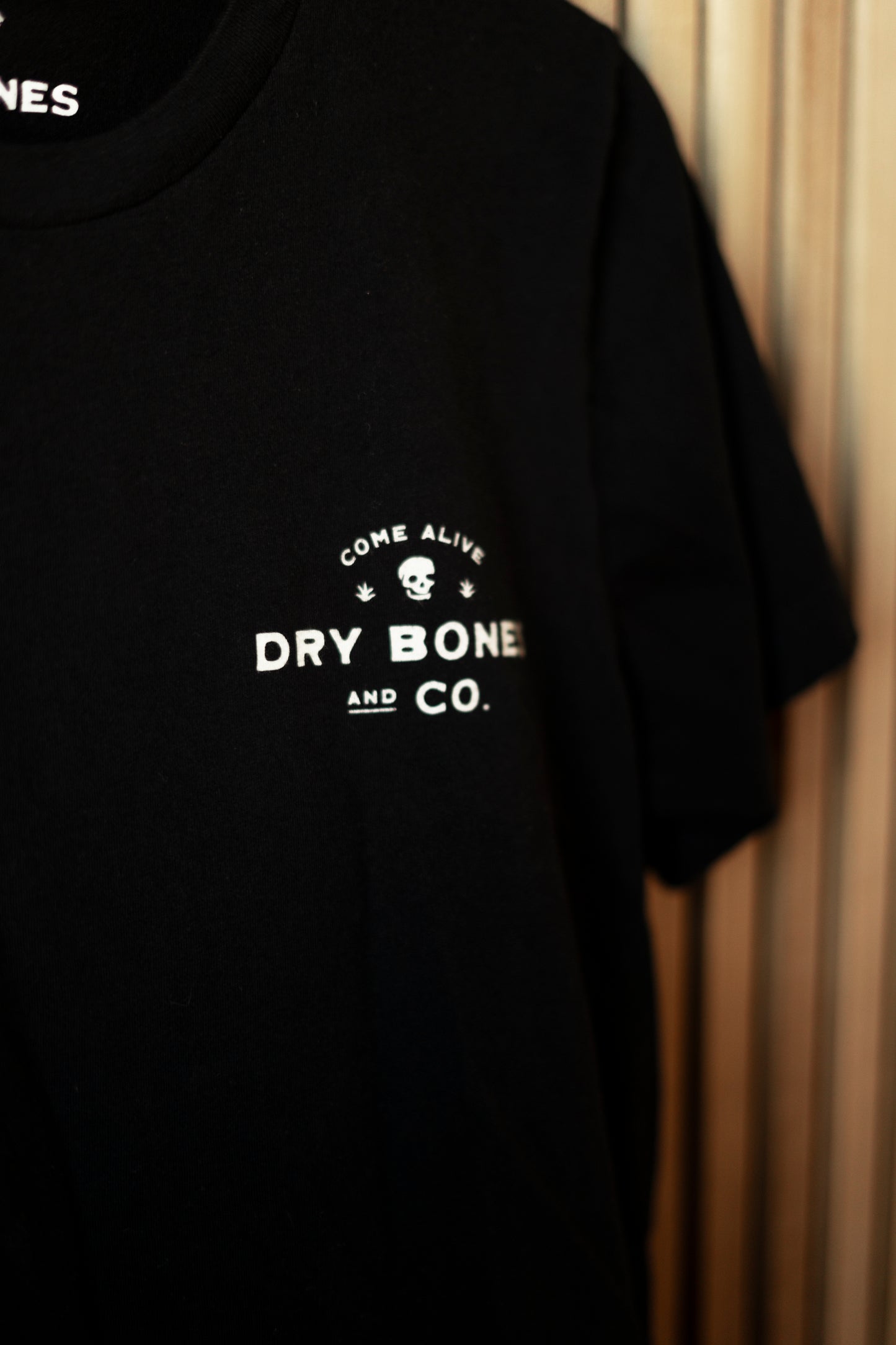 Dry Bones & Co. Badge Tee | Black