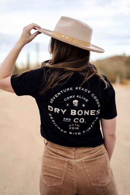 Dry Bones & Co. Badge Tee | Black